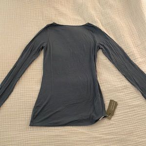 Blue Cashmere Long Sleeve